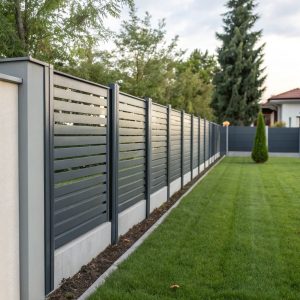 Fém kerítések horganyzott verziói: előnyök és telepítési tippek