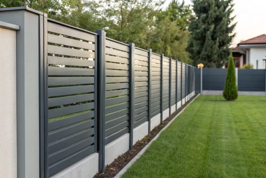 Fém kerítések horganyzott verziói: előnyök és telepítési tippek